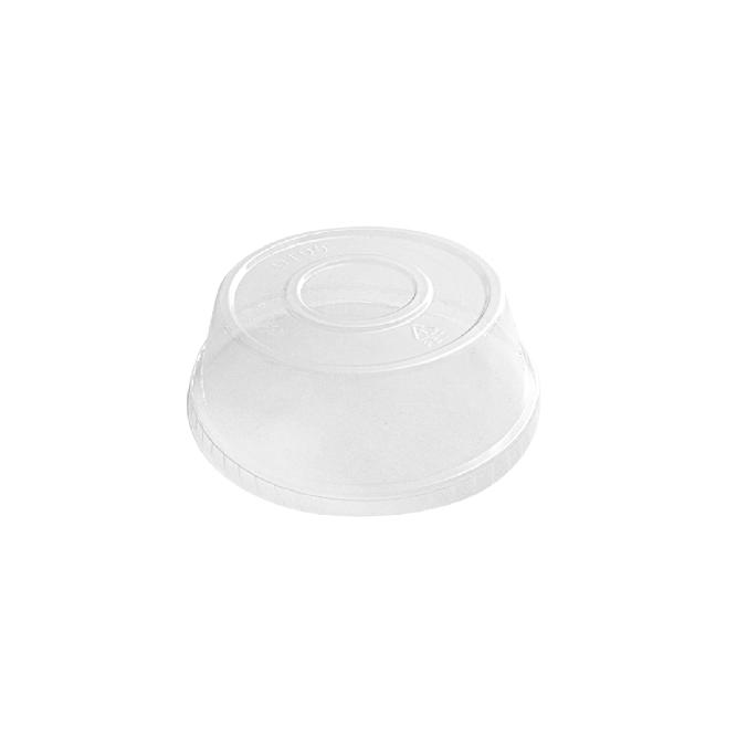 TAPA CÚPULA TRANSPARENTE PARA TARRINA HELADO - 9,5 CM