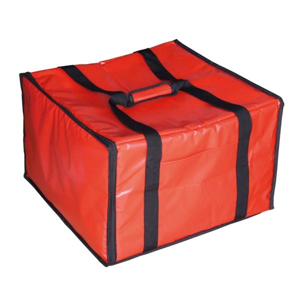 BOLSA TÉRMICA TRANSPORTE DELIVERY PARA 4 CAJAS DE PIZZA - 40x34x26 CM
