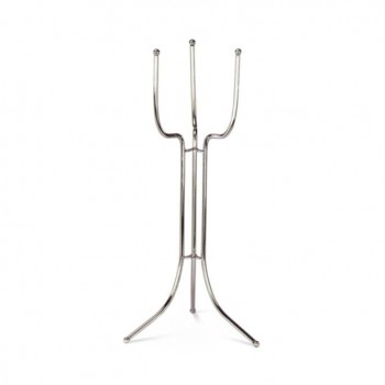 PIE DE CUBITERA / CHAMPANERA ARAÑA  DE ACERO INOXIDABLE - 22,9x75,6 CM