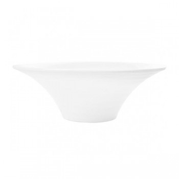 BOL DE PORCELANA BLANCA - 25,5x9 CM
