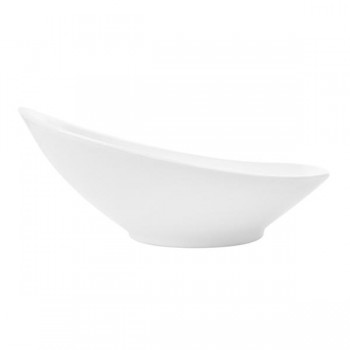 BOL ALARGADO DE PORCELANA BLANCA  - 700 ML