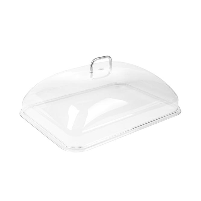 CÚPULA TRANSPARENTE BUFFET CON ASA - 35x51x14 CM