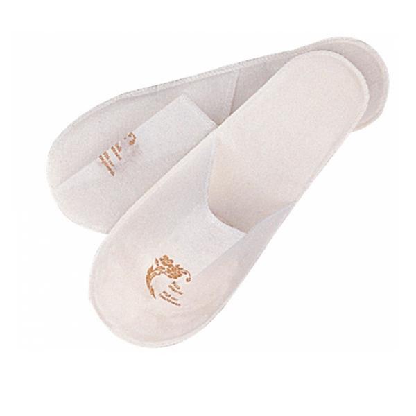 PAR DE ZAPATILLAS BLANCAS DRYTISSUE TOUCH OF CHARM - 27x12 CM