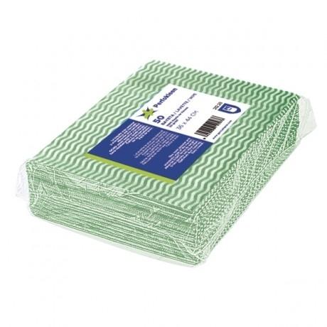 PAQUETE 50 BAYETAS VERDES PERFOKLEEN - 36x44 CM