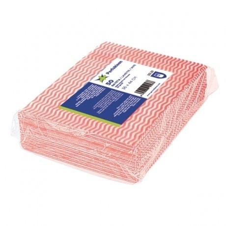 PAQUETE 50 BAYETAS ROJAS PERFOKLEEN - 36x44 CM