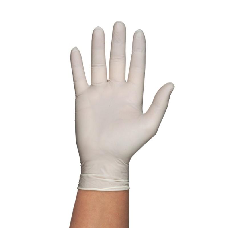 PAQUETE 100 GUANTES DE LATEX AQL 1.5 CAT III - TALLA XL