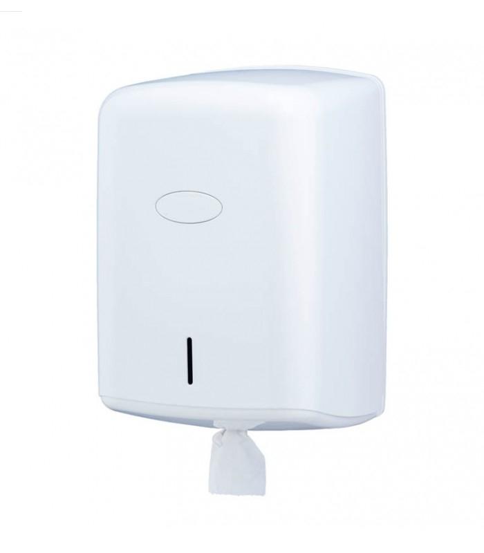 DISPENSADOR SECAMANOS MAXI-BARRIL COLOR BLANCO