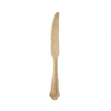 CUCHILLO DE MADERA DISEÑO LUXE - 20 CM
