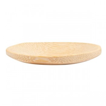 PLATO DE BAMBÚ ACABADO NATURAL - 6 CM