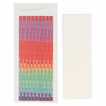 BOLSA COLORAMA PARA CUBIERTOS JUST IN TIME CON SERVILLETA AIRLAID PLEGADA - 33x33