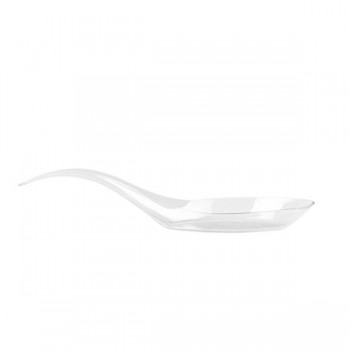 CUCHARA TRANSPARENTE DEGUSTACIONES - 12x3,2 CM