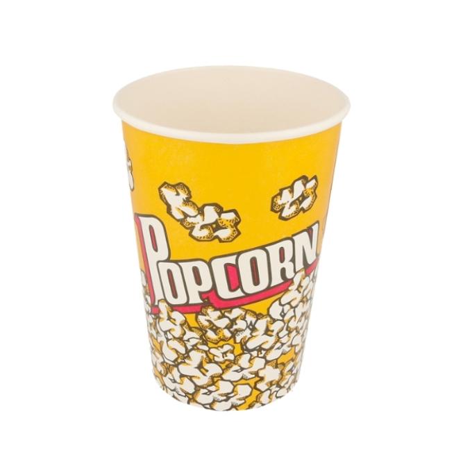 CUBO AMARILLO DE PALOMITAS DISEÑO CLÁSICO - 1.380 ML