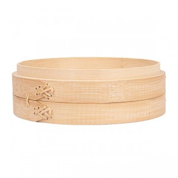 BASE DE BAMBÚ MAXI DIM-SUN PARA COMIDA AL VAPOR NATURAL - 20x6 CM