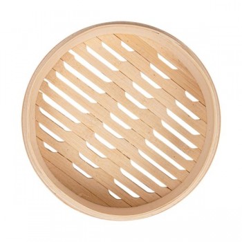 BASE DE BAMBÚ MAXI DIM-SUN PARA COMIDA AL VAPOR NATURAL - 20x6 CM