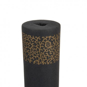 ROLLO MANTEL FORMATO TU Y YO NEGRO ARABESCO - 0,4x24 CM
