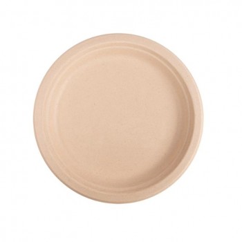PLATO LLANO BAGAZO NATURAL - 23x2 CM