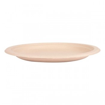PLATO LLANO BAGAZO NATURAL - 23x2 CM