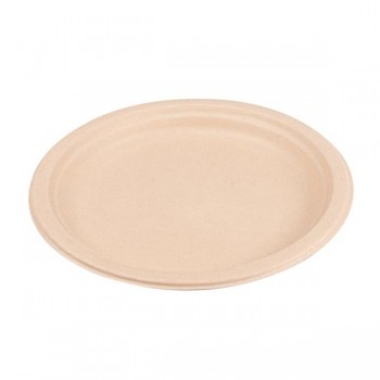 PLATO LLANO BAGAZO NATURAL - 23x2 CM