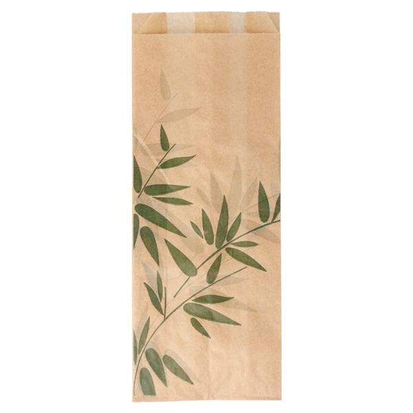 BOLSA KRAFT BOLLERÍA FEEL GREEN - 12+5x22 CM (500 Unidades)
