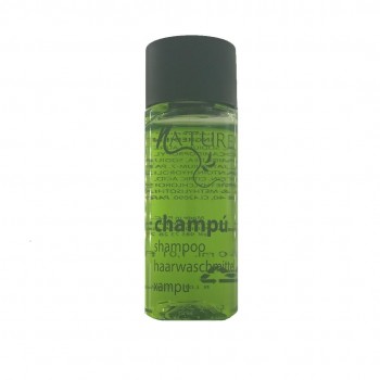 BOTELLA INDIVIDUAL CHAMPÚ HOTEL LÍNEA NATURE - 30 ML