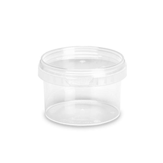TARRINA TRANSPARENTE CON CIERRE DE SEGURIDAD - 280 ML