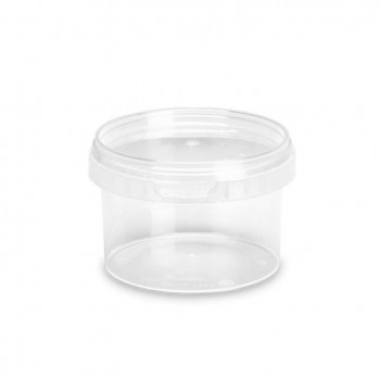 TARRINA TRANSPARENTE CON CIERRE DE SEGURIDAD - 280 ML