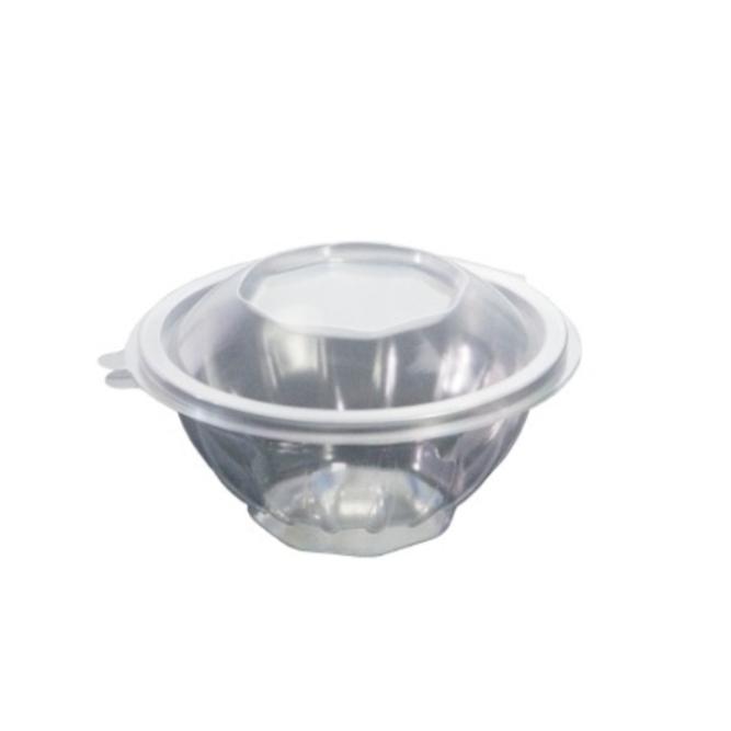 ENVASE REDONDO CON TAPA BISAGRA - 375 ML (300 Unidades)
