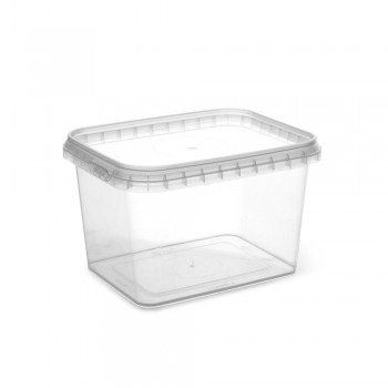 ENVASE RECTANGULAR FLEXIPACK TRANSPARENTE CON CIERRE DE SEGURIDAD - 550 ML