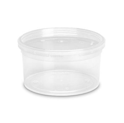 TAPA PARA TARRINA FLEXPACK INYECTADA EN BLANCO CON CIERRE DE SEGURIDAD - 11,8 CM (1800 Unidades)