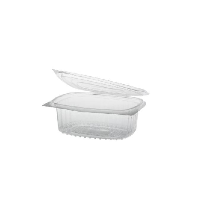 ENVASE TRANSPARENTE CON TAPA DE BISAGRA - 375 ML (400 Unidades)
