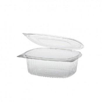 ENVASE TRANSPARENTE CON TAPA DE BISAGRA - 750 ML