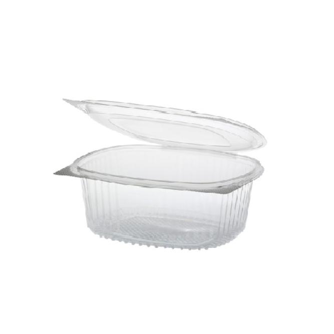 ENVASE TRANSPARENTE CON TAPA DE BISAGRA - 1 L (200 Unidades)