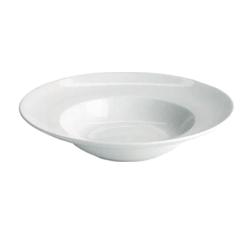 PLATO DE PASTA PORCELANA BLANCA - 27x6 CM