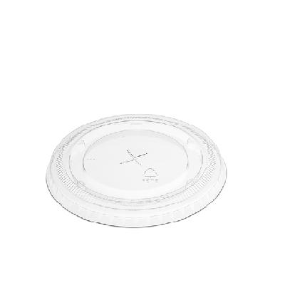 TAPA PLANA TRANSPARENTE CON ORIFICIO PARA CANUTILLO - 7,8 CM