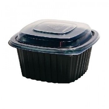 TAPA DOME TRANSPARENTE PARA BASE NEGRA HOTMEAL - 13,7x13,7x2 CM