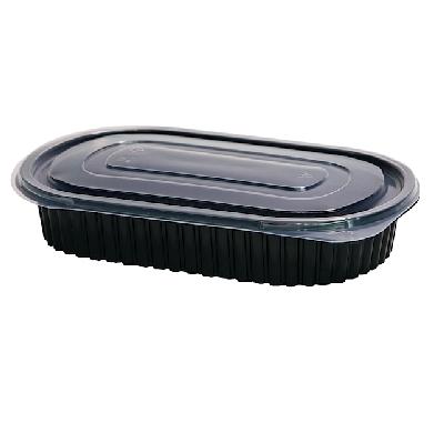 BASE RECTANGULRA NEGRA HOTMEAL - 1 L (400 Unidades)