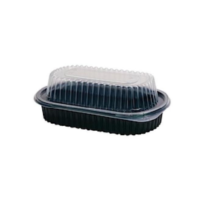 TAPA ALTA TRANSPARENTE PARA BASE NEGRA HOTMEAL - 23,4x14,5x4 CM