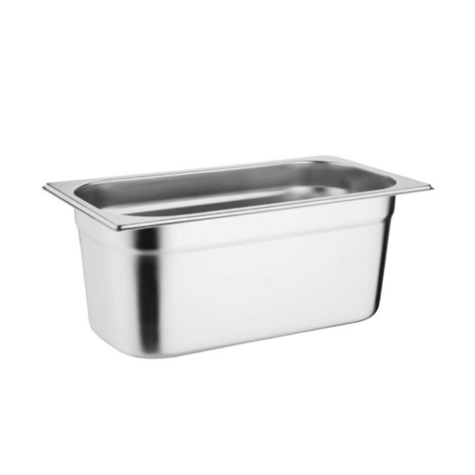 CUBETA GASTRONORM ACERO INOXIDABLE MARCA VOGUE GN1/3 - 3,2 L