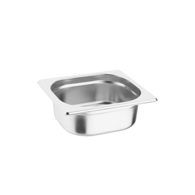CUBETA GASTRONOMR DE ACERO INOXIDABLE MARCA VOGUE GN 1/6 - 1,7 L