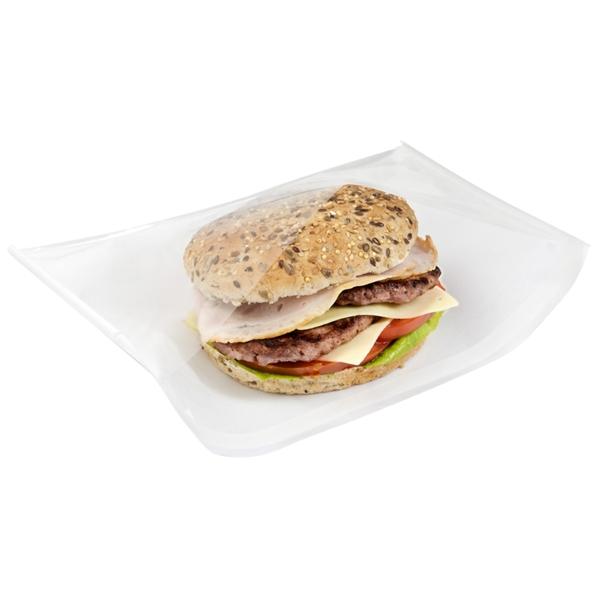 BOLSA BLANCA LAMINADA CON VENTANA - 21x16/14 CM (500 Unidades)