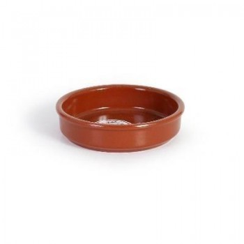 CAZUELA DE BARRO COCIDO - 14x3,3 CM