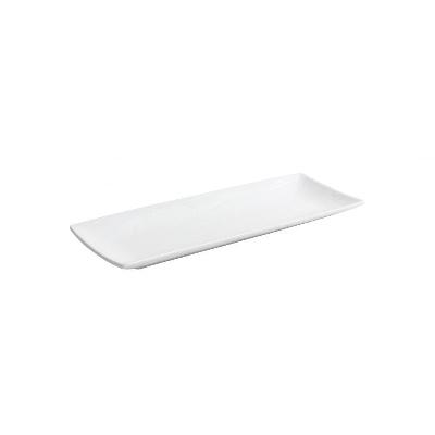 BANDEJA BLANCA DE PORCELANA - 30x11x2 CM