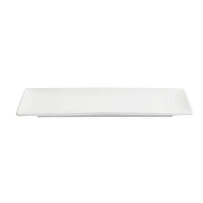 BANDEJA PORCELANA BLANCA COLECCIÓN MING - 16x6,5x1 CM