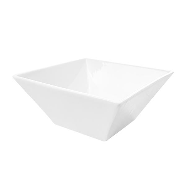 BOL DE PORCELANA BLANCA COLECCIÓN MING - 17,5x17,5x5 CM