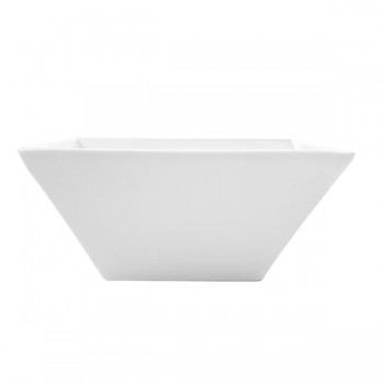 BOL DE PORCELANA BLANCA COLECCIÓN MING - 17,5x17,5x5 CM