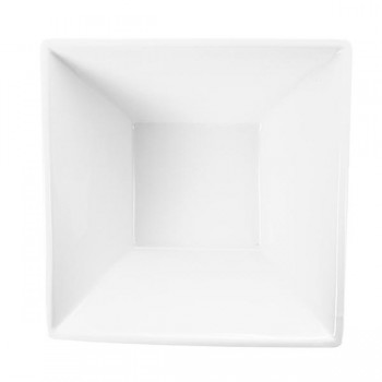 BOL DE PORCELANA BLANCA COLECCIÓN MING - 17,5x17,5x5 CM