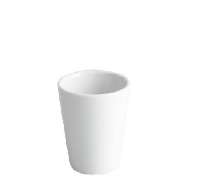 VASO CHUPITO PARA DEGUSTACIÓN DE PORCELANA BLANCA - 60 ML