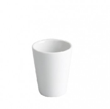VASO CHUPITO PARA DEGUSTACIÓN DE PORCELANA BLANCA - 60 ML