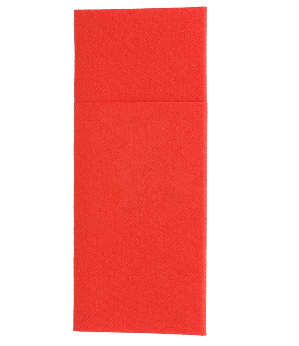 SERVILLETA ROJA PLEGADO CANGURO AIRLAID - 33x40 CM