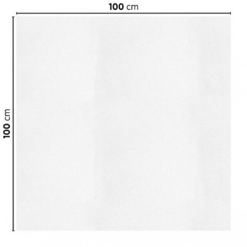 MANTEL BLANCO AIRLAID PLEGADO Z - 120x120 CM